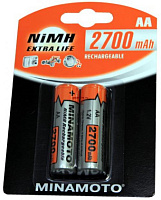  AA 2700mAh MINAMOTO Ni-Mh