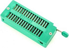 DS1043-28 ��� 2.54�� ZIF ������ ������ ������������� 28 ������