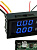 0-100V 0-10A Blue Цифровой прибор постоянного тока